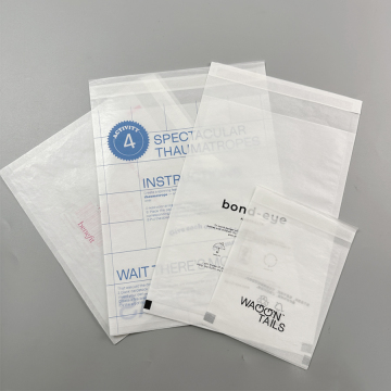 Customized Translucent Glassine Waxed Paper Bags for Clothing