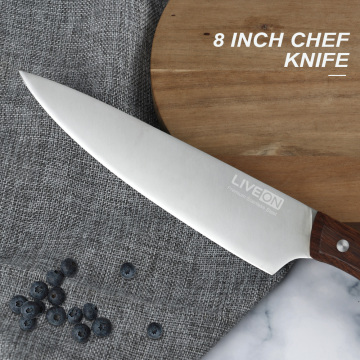 8 INCH CHEF NIF με χειρολαβή ξύλου