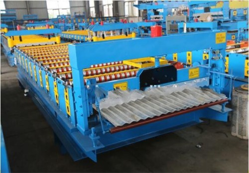 Trade Assurance Hot Sale 76-18-1064 Mm Metal Roof Corrugated Roll Forming Machine