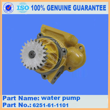 Bomba de agua Komatsu 6251-61-1101 para PC450-8