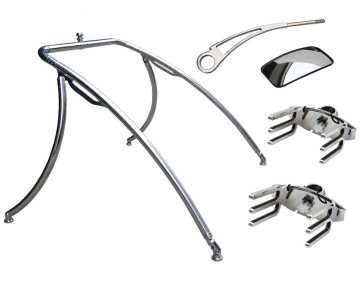 Wakeboard Tower Rack with Mirror and Bimini Top - On Sale