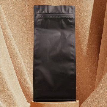 Matowe czarne torby z płaską kawą, do sprzedaży online dla bezpieczeństwa