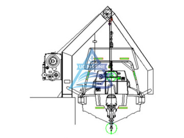 Platform Rescue Boat Davit