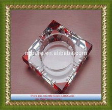 High quality square crystal ashtray,square shape crystal ashtray