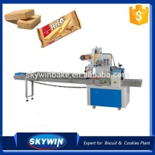 Sandwich Wafer Biscuit Cookie Packing Machine Flow Pack