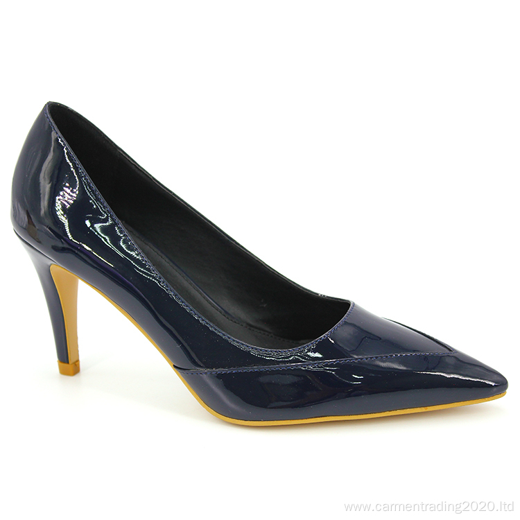 2021 Pu stilettos custom solid office high heels