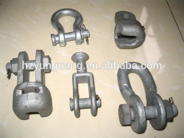 insulation strain clamp electric line hardware power pole line hardware fitting overhead transmission line accessories