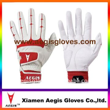 Men leather batting gloves wholesale goatskin leather gloves