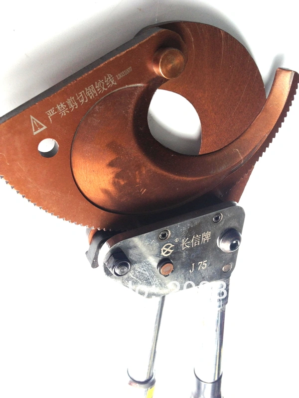 Igeelee Ratchet Wire Cutter J75 for Cutting Copper& Aluminum in Armounred Cable Smaller Than 3X 120mm2