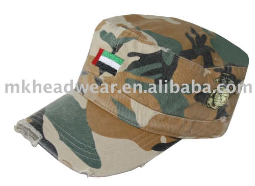 fashion cotton camouflage military cap