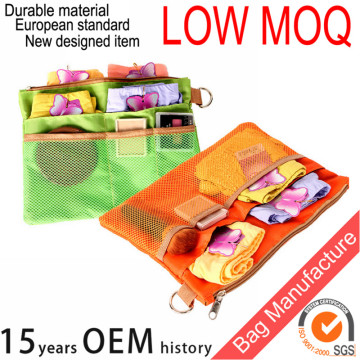 Wholesale hot selling cheaper packing nylon mesh toiletry bag