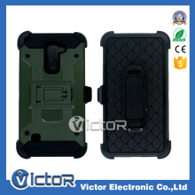 Hot selling mobile phone warrior clip case for LG stylo 2 LS775