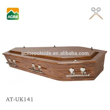 AT-UK141 luxury best qulity coffin made of cardboard