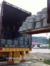 Zinc Coated Galvanized Barbed Wire Made From Electro Galvanized Wire