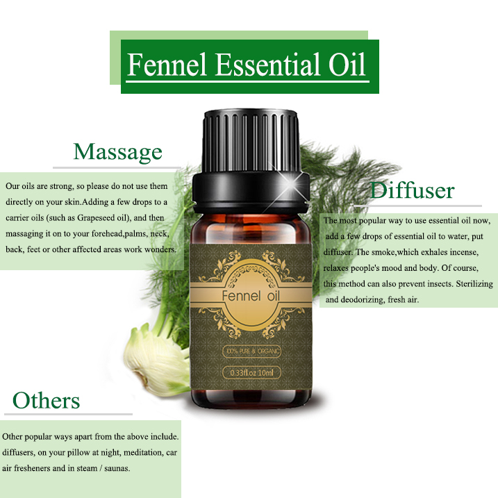 Food grade fennel essential oil for health care