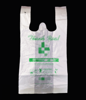 100% Bio degradable Plastic Cornstarch Bag