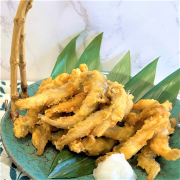 Delicious Bombay Duck Tempura