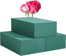 Green Wet Flower Foam Blocks for Crafting