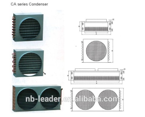 CA series Refrigeration fin type air cooled condenser