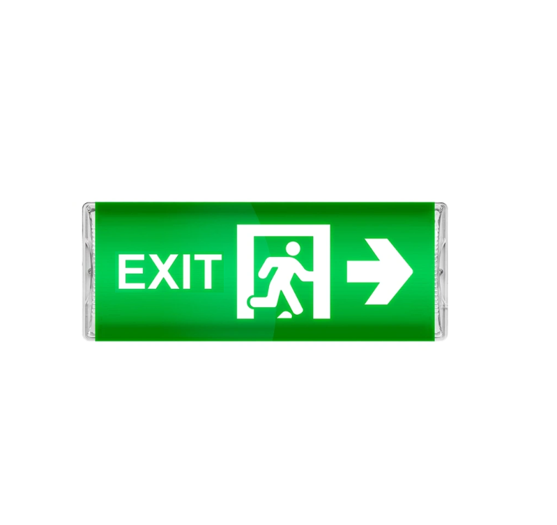 Emergency exit signs for cabins