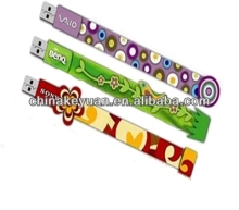 2013 new products silicon USB silicon wristband for wholdsale