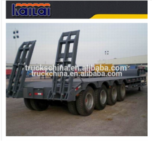 70 tons 4 axles semi trailer loading heavy machinery