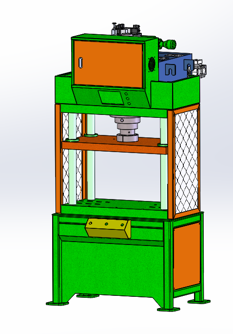 Máquina de corte de pressão de óleo de servo (imagem de design) Servo oil pressure trimming machine(design image)