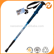Antishock Hiking Staff Cane Pole Pair Walking Trekking Stick