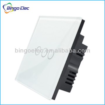 3gang glass touch screen switch