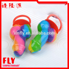 Diamond ring shaped sucker penis candy