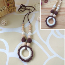 Crochet nursing necklace nursing necklace