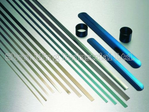 9/10/16/19/25mm galvanized steel measuring tape blade rolled spring for slap band for glasses and bags with Customized Design
