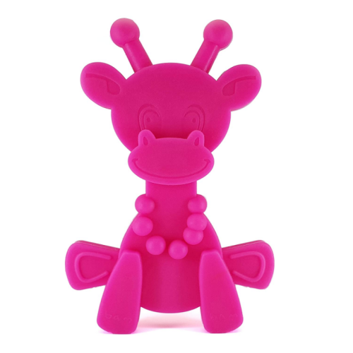 Silicone de brinquedo de dentição de girafa