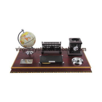 Classical Wood Office Stationery With Office Organizer For Business Gifts