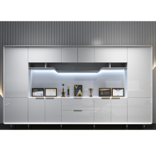 Glossy White Office Cabinet