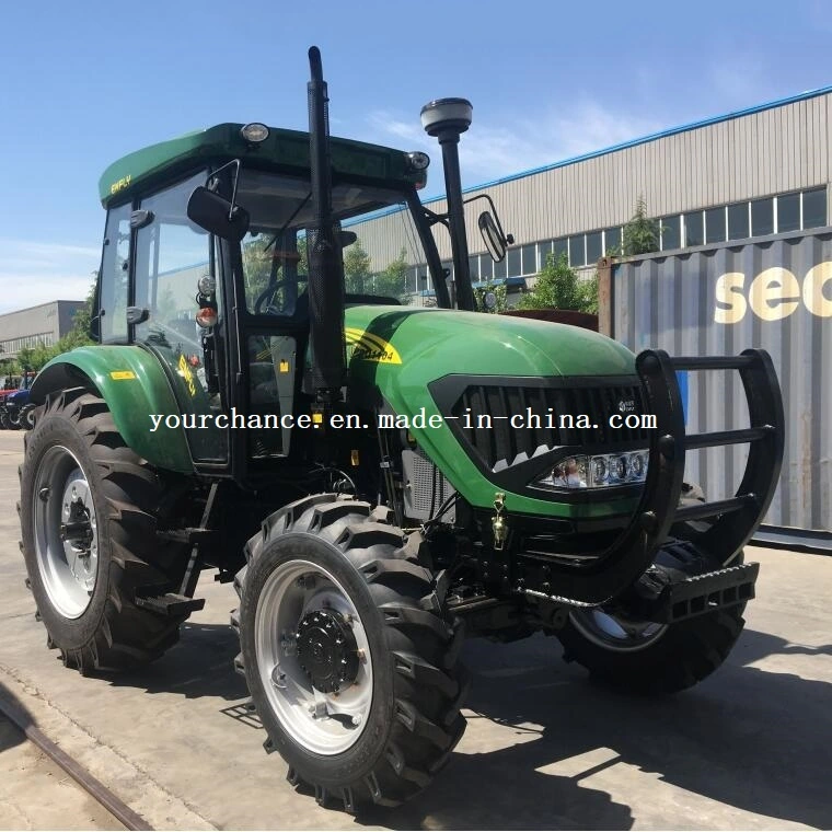 Tip Quality Dq1004 100HP 4WD Wheel Agricultural Farm Tractor China Big Wheeled Farming Tractor with ISO Ce Certificate for Sale