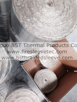 Aluminum Fiberglass Exhaust Wrap