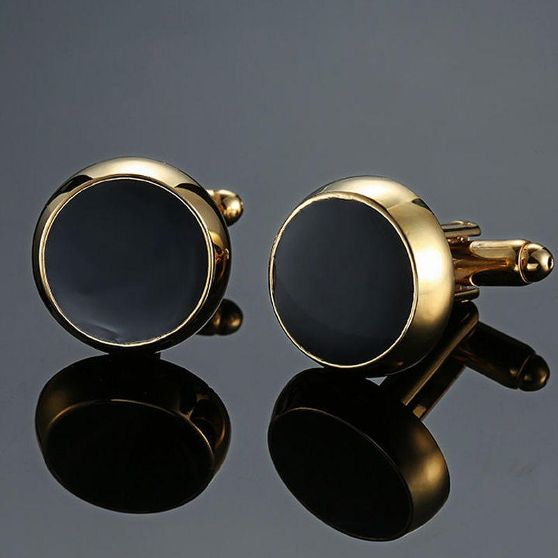 Car enthusiast jewelry mini steer wheel silver cuff links mens cufflinks luxury gifts for boys