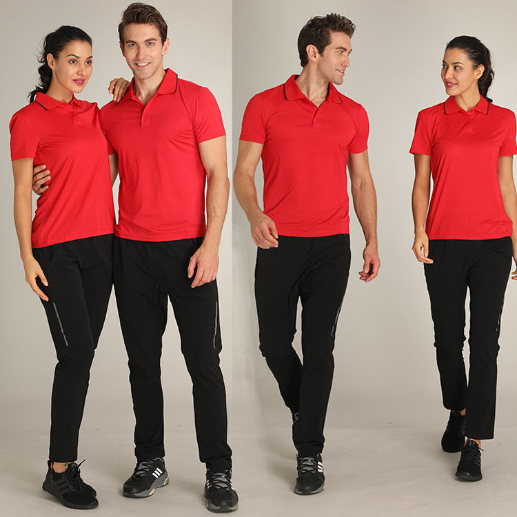 Cheap Colorful Short Sleeve Polo T Shirt Men Comfort Polyester Mesh Golf Plain T-shirts
