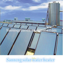 Flat panel solar water heater project