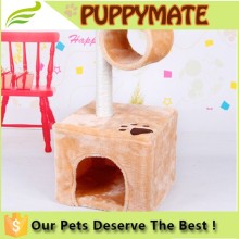 adorable Best hot selling cat tree wooden cat tree simple cat tree cat condo
