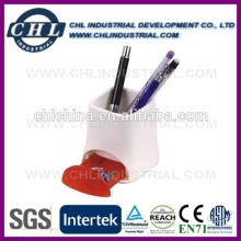 Logo printing pen holder with clip holder