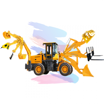 Mini backhoe yükleyici hidrolik kontrol backhoe yükleyici