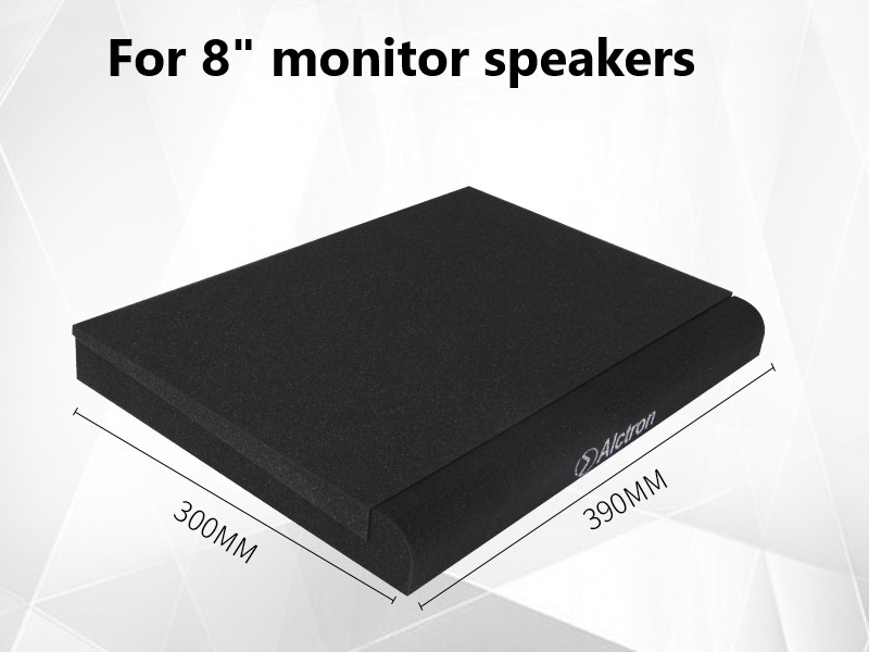 Studio Monitor Speaker Acoustic Foam Surround Edge Shockproof Sound Isolation Pads For Studio Monitors 5/6.5/8 Inches