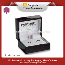 Hottest wooden black cufflink gift box wholesale (WH-0307)