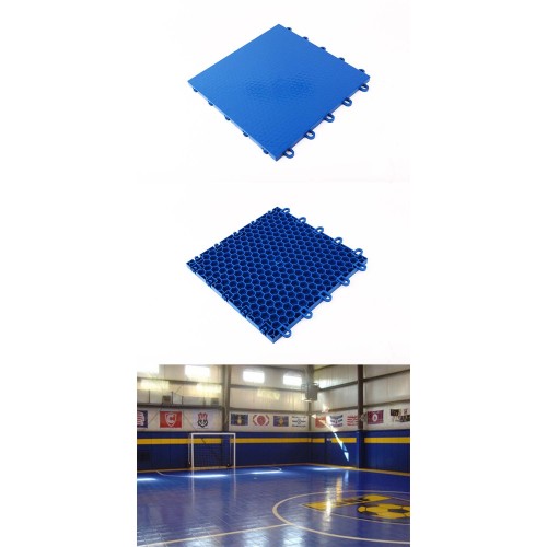 PP Permukaan Flat Indoor Interlocking Futsal Sport Flooring