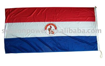 Country embroidered flags