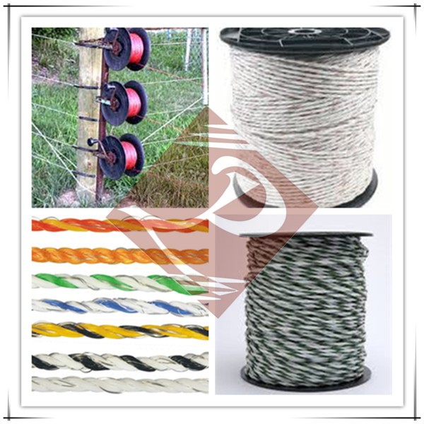 sheep farming electric fence poly wire and rope with factory price