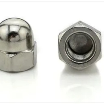 Nylon galvanized cap nut m8