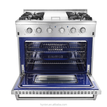 36" new world industrial gas range cookers cooktop with 4 burner